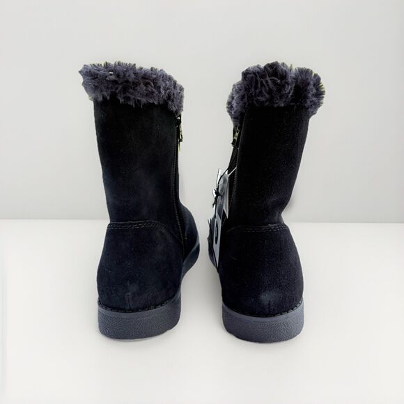 New Women's Mid Shearling Style Boots - Universal Thread - Black - Size 9 NWT - Picture 3 of 9